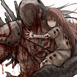 This is a pixiv picture whose title is 脱獄.