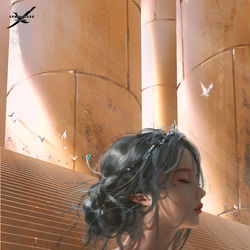 This is a pixiv picture whose title is Stairs.