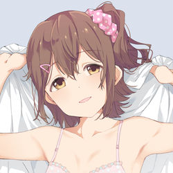 This is a pixiv picture whose title is 春日未来.