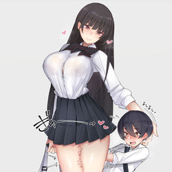 This is a pixiv picture whose title is 彼女に捕まったが最後.