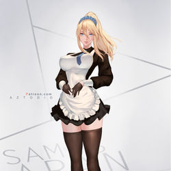 This is a pixiv picture whose title is Samus variations.