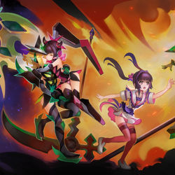 This is a pixiv picture whose title is The Blades of Zababa.