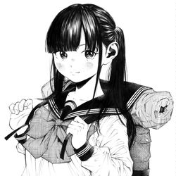 This is a pixiv picture whose title is セーラーツインテール.