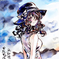 This is a pixiv picture whose title is 秘封倶楽部の蓮子さん.