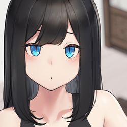 This is a pixiv picture whose title is 競泳水着💙.