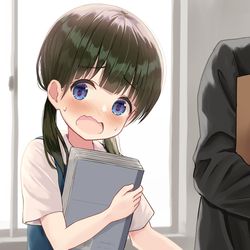 This is a pixiv picture whose title is 「えええええ！？////」.