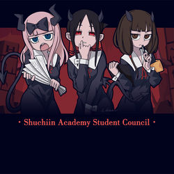 This is a pixiv picture whose title is Helltaker.