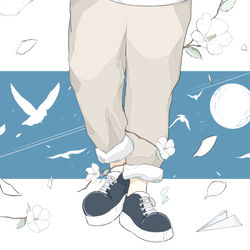 This is a pixiv picture whose title is bleu ciel.