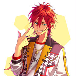 This is a pixiv picture whose title is 燐音.