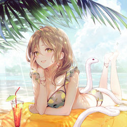 This is a pixiv picture whose title is ヘビバカンス.