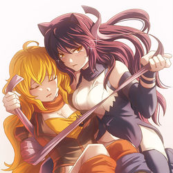 This is a pixiv picture whose title is RWBY ブレイクの応急処置.