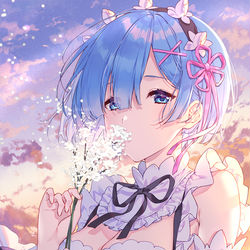 This is a pixiv picture whose title is Wishing.