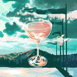 This is a pixiv picture whose title is 僥倖のベリーニ.