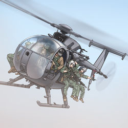 This is a pixiv picture whose title is MH-6M.