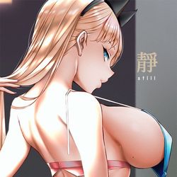 This is a pixiv picture whose title is 靜.