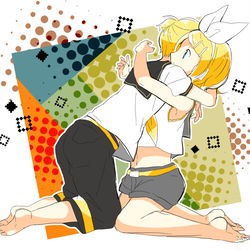 This is a pixiv picture whose title is ゼロ距離鏡音まとめ③.