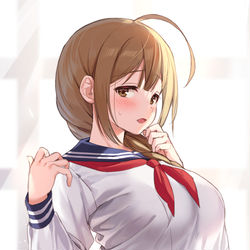 This is a pixiv picture whose title is セーラー服の千雪さん.