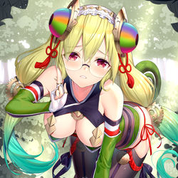 This is a pixiv picture whose title is カメレオン娘.