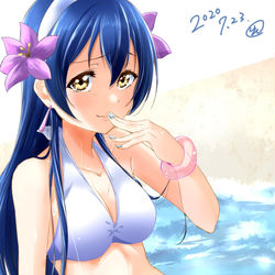 This is a pixiv picture whose title is 海未の日2020.