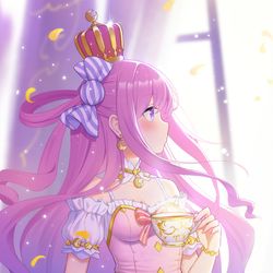 This is a pixiv picture whose title is 姫森ルーナ.