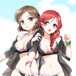 This is a pixiv picture whose title is 水着デート.