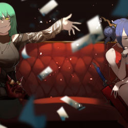 This is a pixiv picture whose title is 龍門近衛局.
