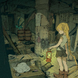 This is a pixiv picture whose title is 探検家の探検癖は困ったものだ.