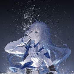 This is a pixiv picture whose title is breathe.