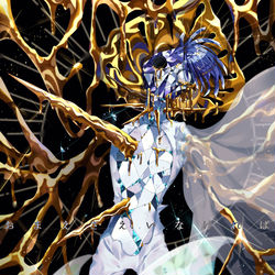 This is a pixiv picture whose title is 自壊.