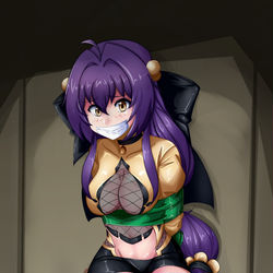 This is a pixiv picture whose title is Sanae Bound.