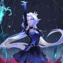 This is a pixiv picture whose title is 魔女.