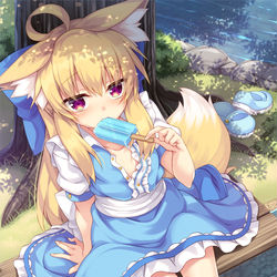 This is a pixiv picture whose title is 溶けちはやさん.