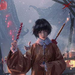 This is a pixiv picture whose title is Jade.
