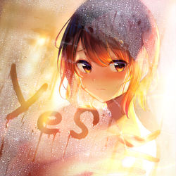 This is a pixiv picture whose title is 合図.