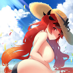 This is a pixiv picture whose title is ホノルル.