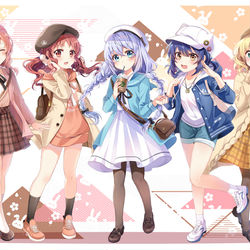 This is a pixiv picture whose title is ご注文はうさぎですか?.