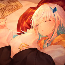 This is a pixiv picture whose title is 寝顔.