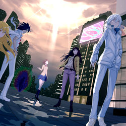 This is a pixiv picture whose title is 雨のち.
