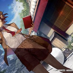 This is a pixiv picture whose title is 潜入記者.