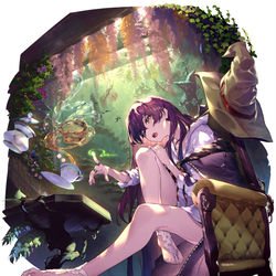 This is a pixiv picture whose title is 魔女の休日.