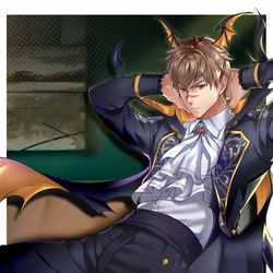 This is a pixiv picture whose title is 伯伦海姆.