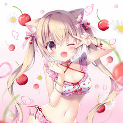 This is a pixiv picture whose title is ねこみみフレッシュ！.