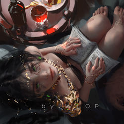 This is a pixiv picture whose title is Reading.
