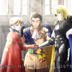 This is a pixiv picture whose title is 風花雪月一周年.