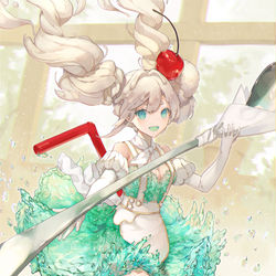 This is a pixiv picture whose title is クリームソーダ.