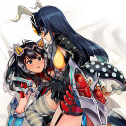 This is a pixiv picture whose title is グリッカマン　VS　ゼットンさん.