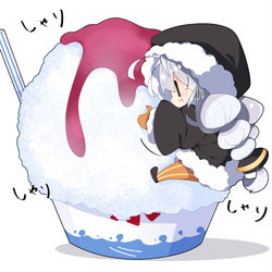 This is a pixiv picture whose title is かき氷あかり。.