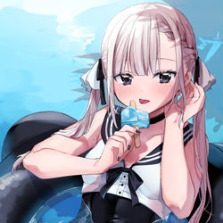 This is a pixiv picture whose title is ……アイスならあげないよ。.