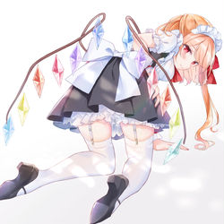 This is a pixiv picture whose title is ドロワガーター.