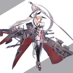This is a pixiv picture whose title is 利根.